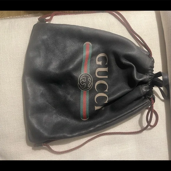Gucci Drawstring Backpack - Picture 1 of 2